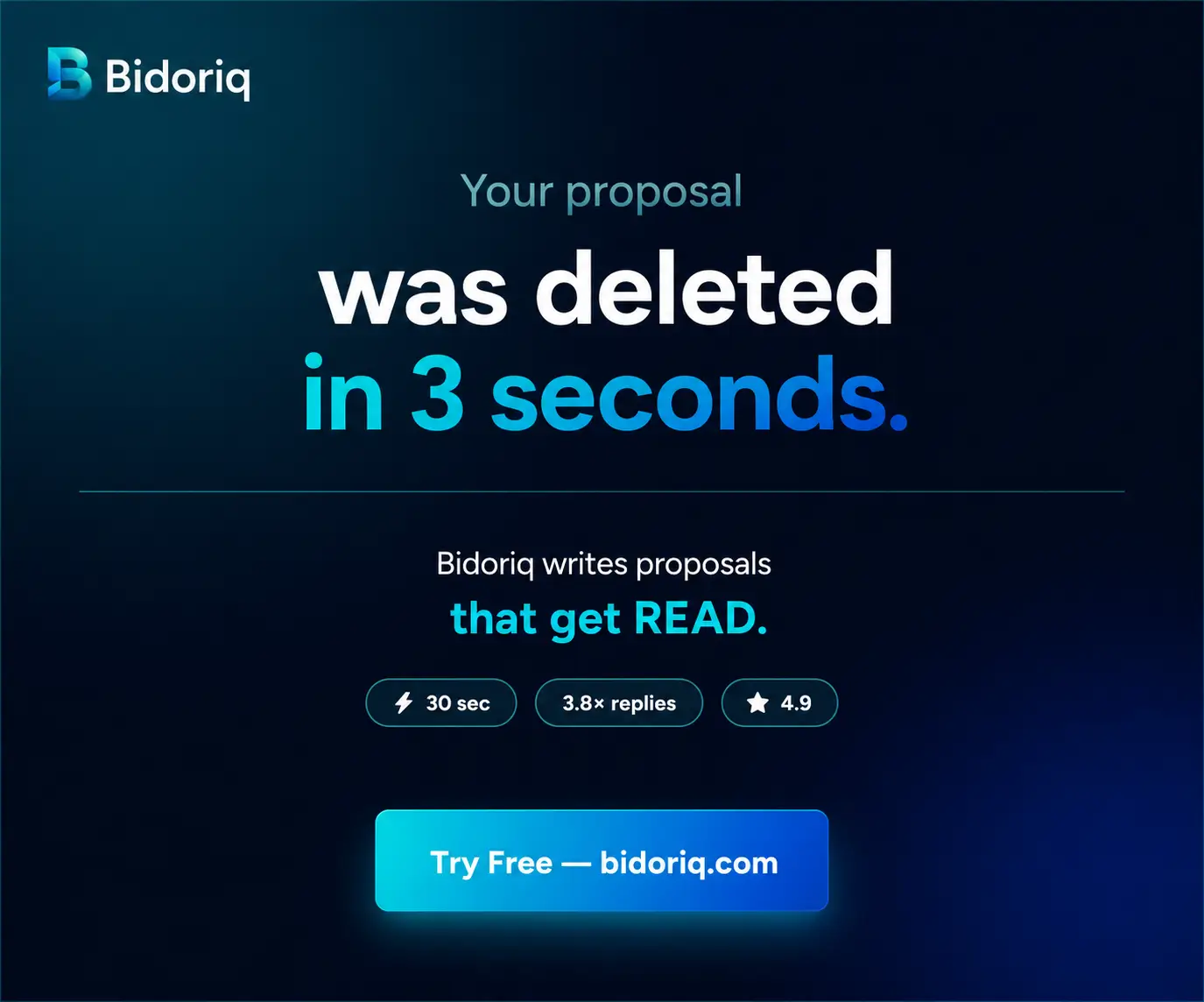 Bidoriq — Proposals that get READ